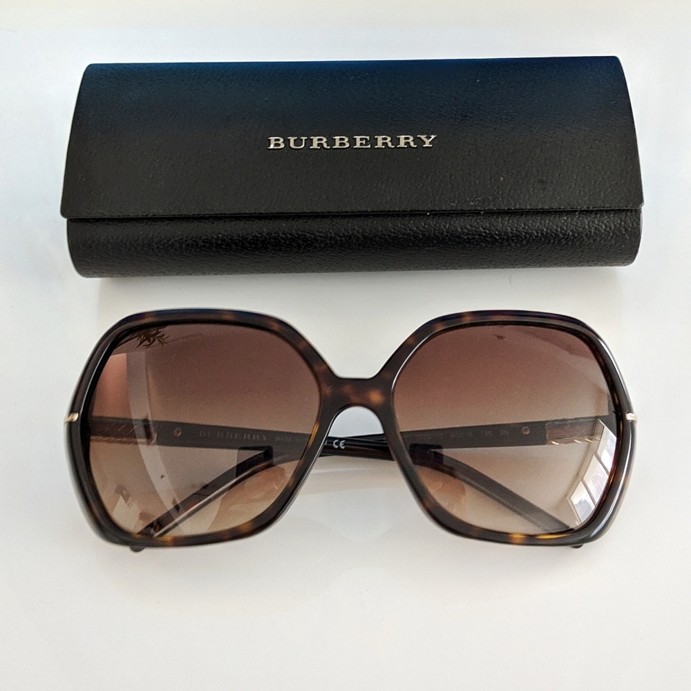 Burberry B4107 Oversized Tortoise Sunglasses